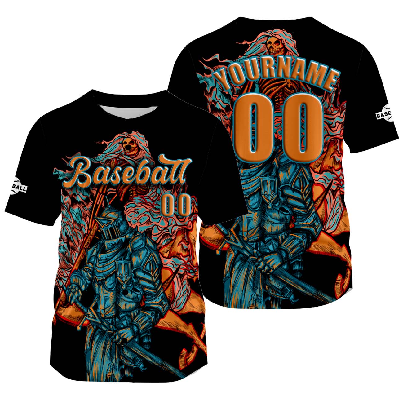 Benutzerdefiniert Schwarz Orange Baseball Uniformen Drucken für Jungs Mädchen und Kinder Machen Ihr Team Mehr Vielfältig