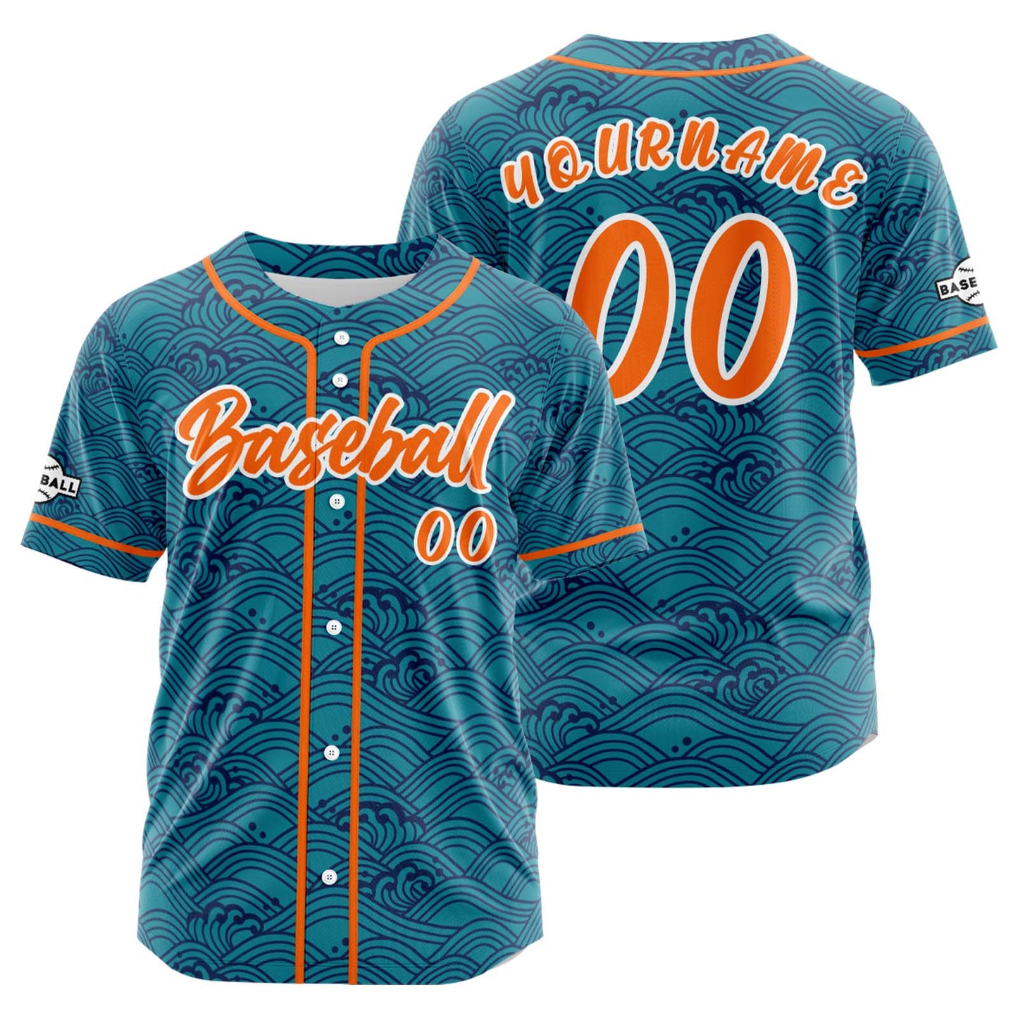 Benutzerdefiniert Blau Baseball Uniformen Drucken für Jungs Mädchen und Kinder Machen Ihr Team Mehr Vielfältig