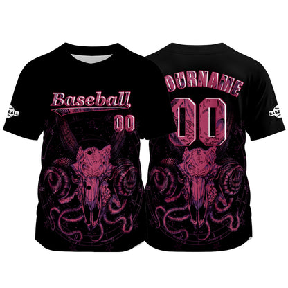 Benutzerdefiniert Schwarz Baseball Uniformen Drucken für Jungs Mädchen und Kinder Machen Ihr Team Mehr Vielfältig