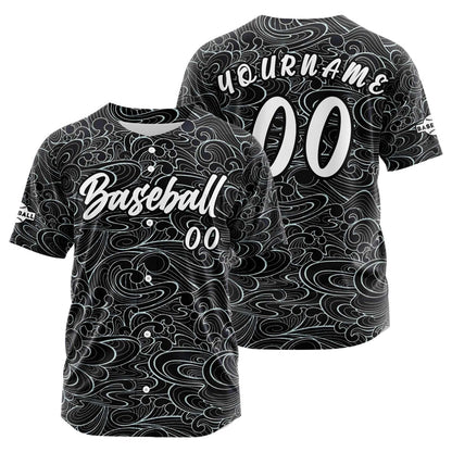 Benutzerdefiniert Schwarz Baseball Uniformen Drucken für Jungs Mädchen und Kinder Machen Ihr Team Mehr Vielfältig
