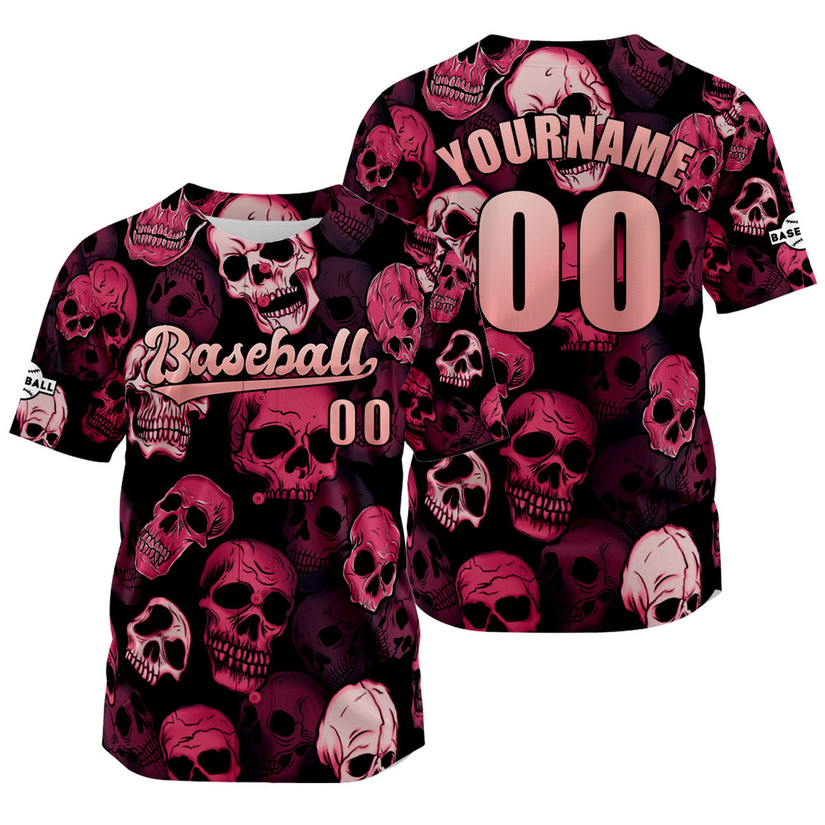 Benutzerdefiniert Rosa Baseball Uniformen Drucken für Jungs Mädchen und Kinder Machen Ihr Team Mehr Vielfältig