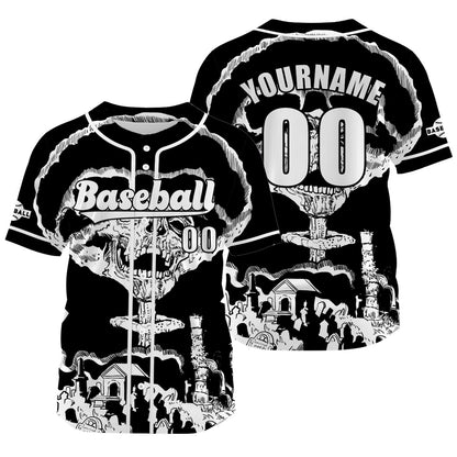 Benutzerdefiniert Schwarz Baseball Uniformen Drucken für Jungs Mädchen und Kinder Machen Ihr Team Mehr Vielfältig