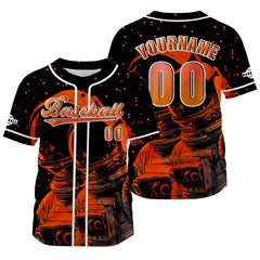 Benutzerdefiniert Orange Baseball Uniformen Drucken für Jungs Mädchen und Kinder Machen Ihr Team Mehr Vielfältig