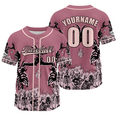 Benutzerdefiniert Rosa Baseball Uniformen Drucken für Jungs Mädchen und Kinder Machen Ihr Team Mehr Vielfältig