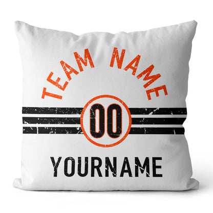 Personalisiertes Wurfkissen im Fußball-Stil mit bedrucktem Namen und Nummer, geeignet als Geschenk für Männer, Frauen und Jungen