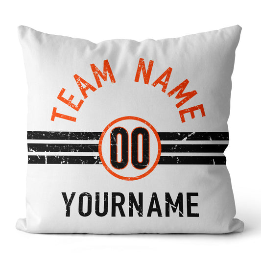 Personalisiertes Wurfkissen im Fußball-Stil mit bedrucktem Namen und Nummer, geeignet als Geschenk für Männer, Frauen und Jungen