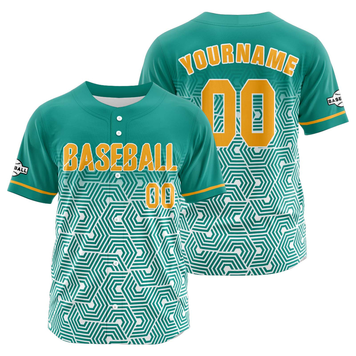 Benutzerdefiniert Grün Gelb Baseball Uniformen Drucken für Jungs Mädchen und Kinder Machen Ihr Team Mehr Vielfältig