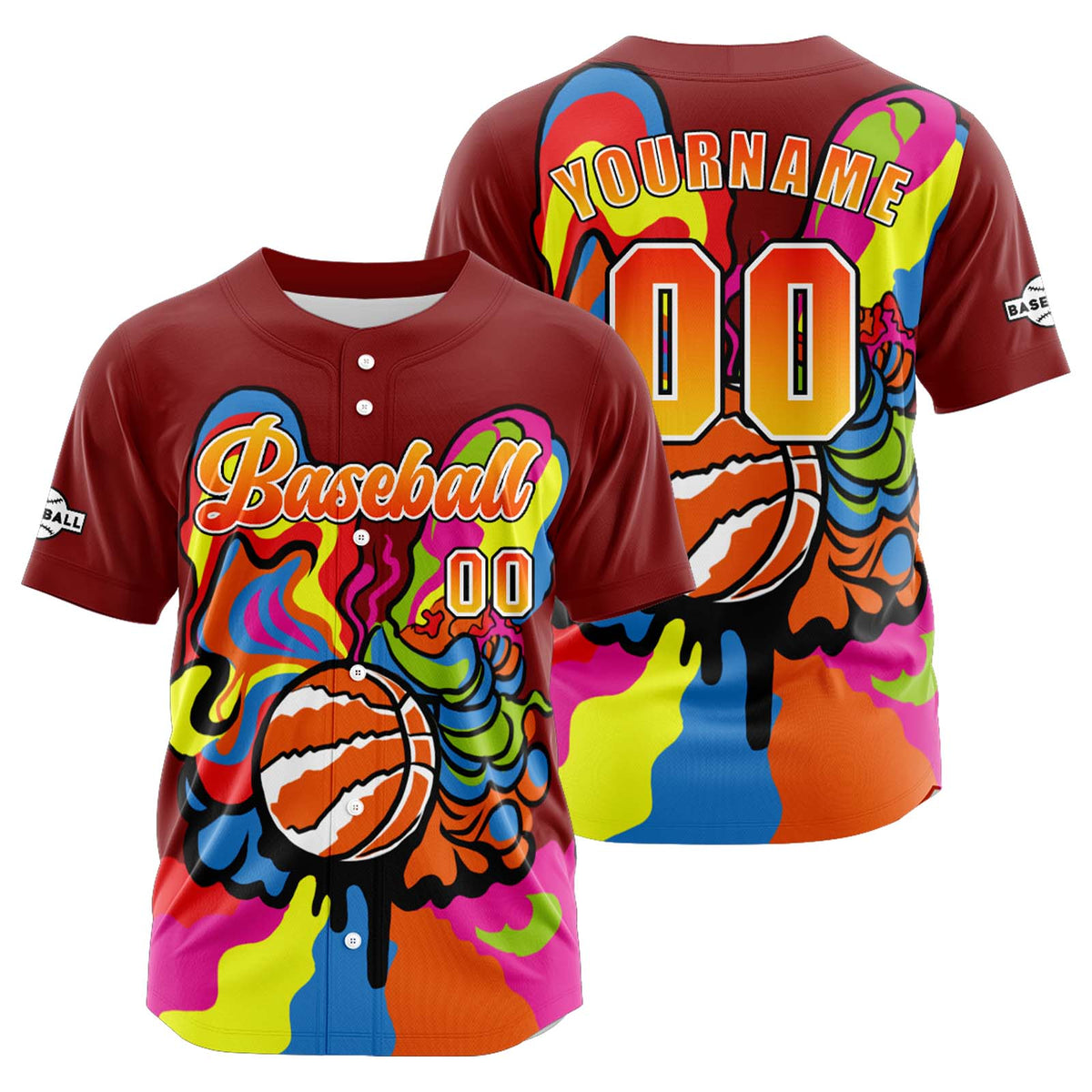 Benutzerdefiniert Rot Baseball Uniformen Drucken für Jungs Mädchen und Kinder Machen Ihr Team Mehr Vielfältig