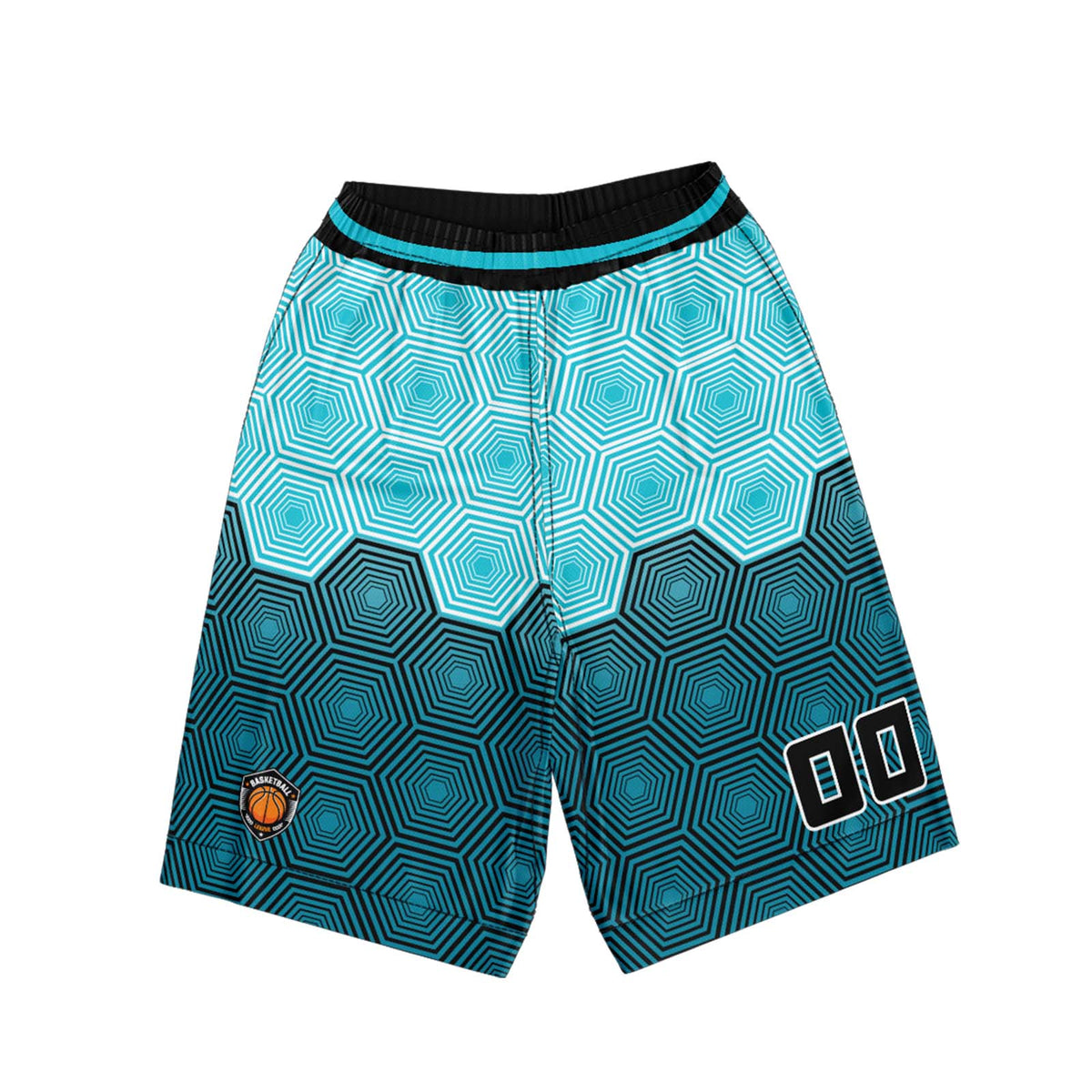 Benutzerdefinierter Aqua Basketball Jersey Uniform Anzug gedruckt Ihr Logo Name Nummer