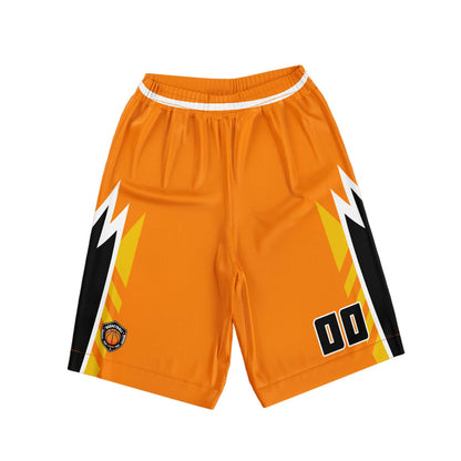 Benutzerdefinierter Orange Basketball Jersey Uniform Anzug gedruckt Ihr Logo Name Nummer