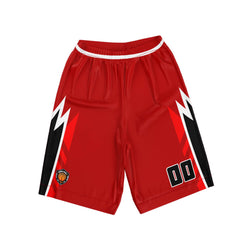Benutzerdefinierter Rot Basketball Jersey Uniform Anzug gedruckt Ihr Logo Name Nummer