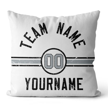 Personalisiertes Wurfkissen im Fußball-Stil mit bedrucktem Namen und Nummer, geeignet als Geschenk für Männer, Frauen und Jungen