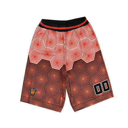 Benutzerdefinierter Dunkel Orange Basketball Jersey Uniform Anzug gedruckt Ihr Logo Name Nummer