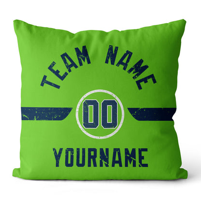 Personalisiertes Wurfkissen im Fußball-Stil mit bedrucktem Namen und Nummer, geeignet als Geschenk für Männer, Frauen und Jungen