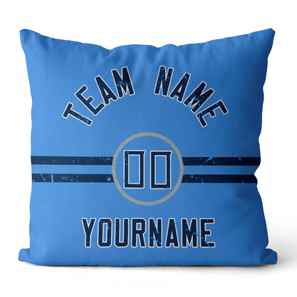 Personalisiertes Wurfkissen im Fußball-Stil mit bedrucktem Namen und Nummer, geeignet als Geschenk für Männer, Frauen und Jungen