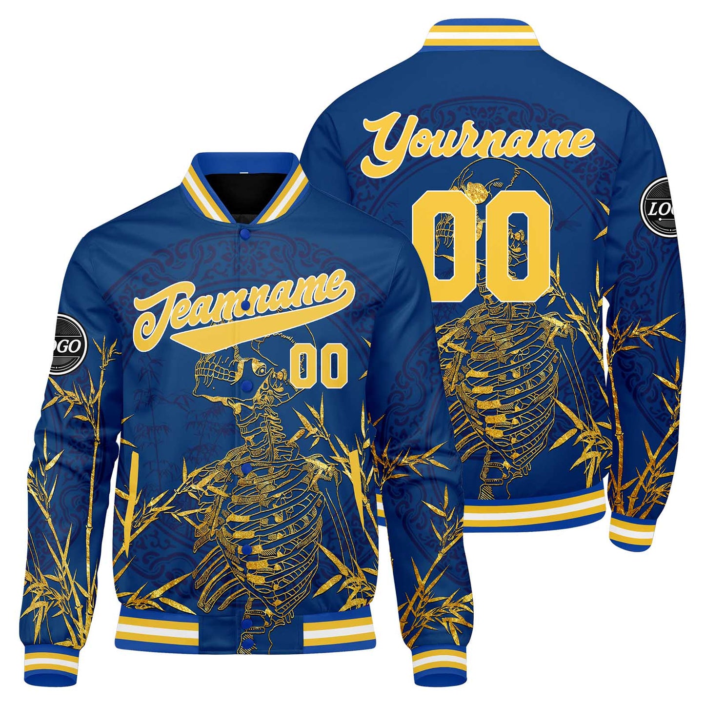 Benutzerdefinierte Gelb Varsity-Jacke. Letterman-Jacke für Männer, Frauen und Jugendliche