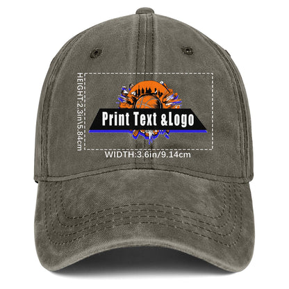 Personalisierte benutzerdefinierte Braun gewaschen Cowboy Trucker Hut mit Logo Mode Accessoire