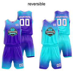 Benutzerdefinierter Reversible Basketballanzug für Erwachsene und Kinder Personalisiertes Trikot