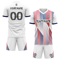 Benutzerdefinierte Fußballuniform Jersey Kinder Erwachsene Personalisiertes Set Jersey Shirt