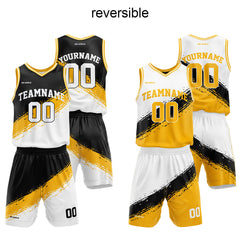 Benutzerdefinierter Reversible Basketballanzug für Erwachsene und Kinder Personalisiertes Trikot