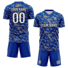Benutzerdefinierte Royal Grau Fußball Trikots für Männer Frauen Personalisierte Fußball Uniformen für Erwachsene und Kind