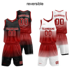 Benutzerdefinierter Reversible Basketballanzug für Erwachsene und Kinder Personalisiertes Trikot