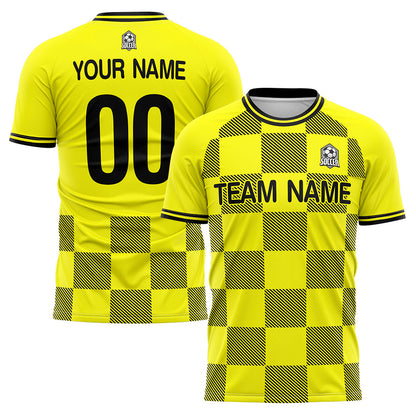 Benutzerdefinierte Fußballuniform Jersey Kinder Erwachsene Personalisiertes Set Jersey Shirt