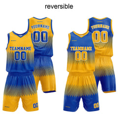 Benutzerdefinierter Reversible Basketballanzug für Erwachsene und Kinder Personalisiertes Trikot