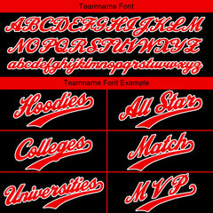 Benutzerdefiniert Schwarz Rot Tarnung Sport Jersey Satz Trainingsanzug Zur Seite fahren Kapuzenpullover Oberteile und Hose Satz Königlich