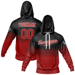 Benutzerdefiniert Schwarz Tief Rot Tarnung Sport Jersey Satz Trainingsanzug Zur Seite fahren Kapuzenpullover Oberteile und Hose Satz Königlich