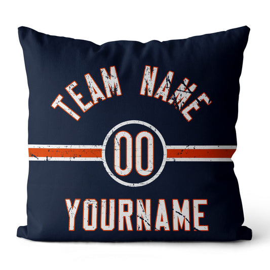Personalisiertes Wurfkissen im Fußball-Stil mit bedrucktem Namen und Nummer, geeignet als Geschenk für Männer, Frauen und Jungen