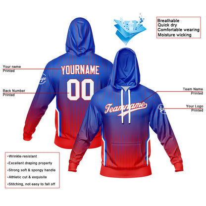 Benutzerdefiniert Blau Rot Tarnung Sport Jersey Satz Trainingsanzug Zur Seite fahren Kapuzenpullover Oberteile und Hose Satz Königlich
