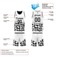 Benutzerdefinierte Reversible Basketball Jersey Personalisierte Print Name Nummer Logo Gitter-Rot&Gelb