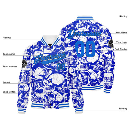 Benutzerdefinierte Dunkelblau Varsity-Jacke. Letterman-Jacke für Männer, Frauen und Jugendliche