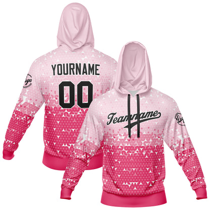 Benutzerdefiniert Rosa Tarnung Sport Jersey Satz Trainingsanzug Zur Seite fahren Kapuzenpullover Oberteile und Hose Satz Königlich