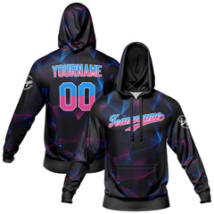 Benutzerdefiniert Schwarz Blau Tarnung Sport Jersey Satz Trainingsanzug Zur Seite fahren Kapuzenpullover Oberteile und Hose Satz Königlich