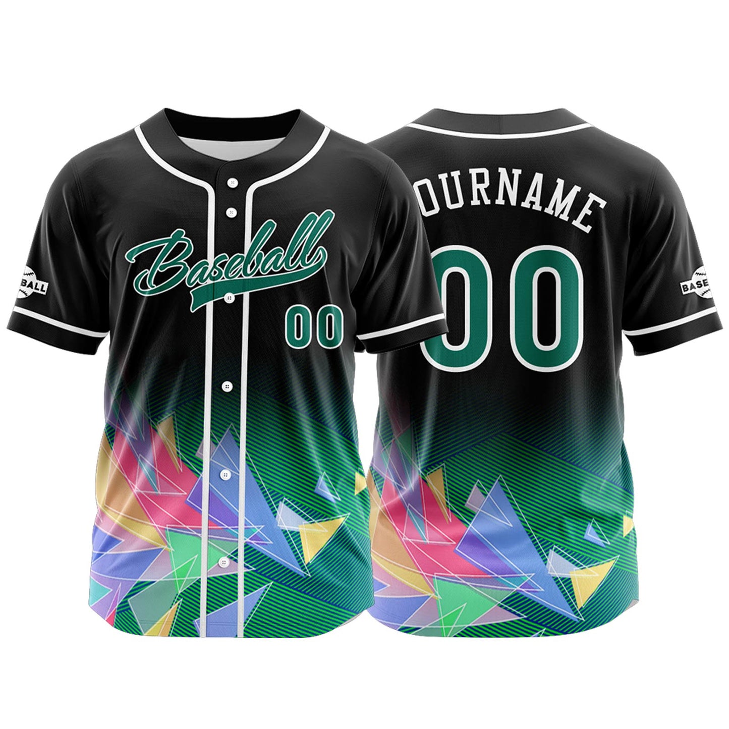 Benutzerdefiniert Schwarz Baseball Uniformen Drucken für Jungs Mädchen und Kinder Machen Ihr Team Mehr Vielfältig
