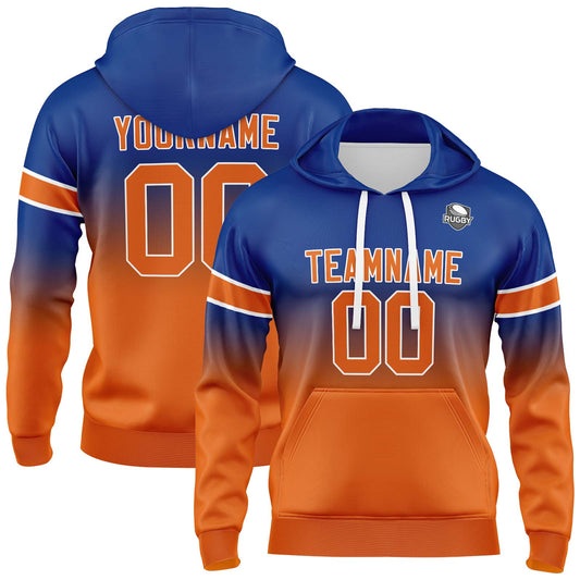 Benutzerdefinierter Verlauf Sweatshirt-Hoodie für Mann, Frau, Mädchen, Junge. Drucken Sie Ihr Logo, Ihren Namen und Ihre Nummer