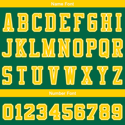 Benutzerdefinierte Gelb Grün Reversible Basketball Jersey Personalisierte Name Nummernlogo drucken