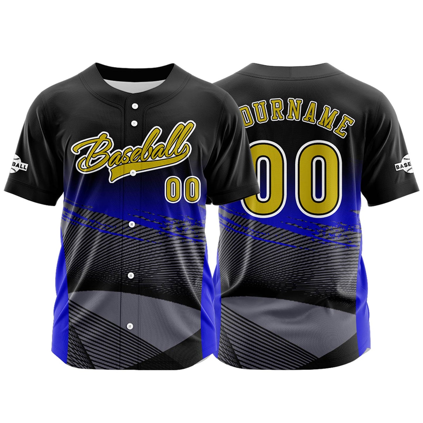 Benutzerdefiniert Blau Baseball Uniformen Drucken für Jungs Mädchen und Kinder Machen Ihr Team Mehr Vielfältig