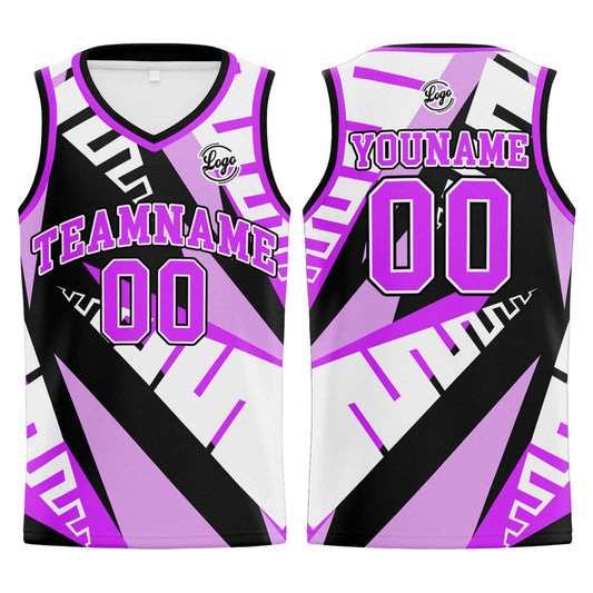 Benutzerdefinierter Weiß schwarze Rose Basketball Jersey Uniform Anzug gedruckt Ihr Logo Name Nummer