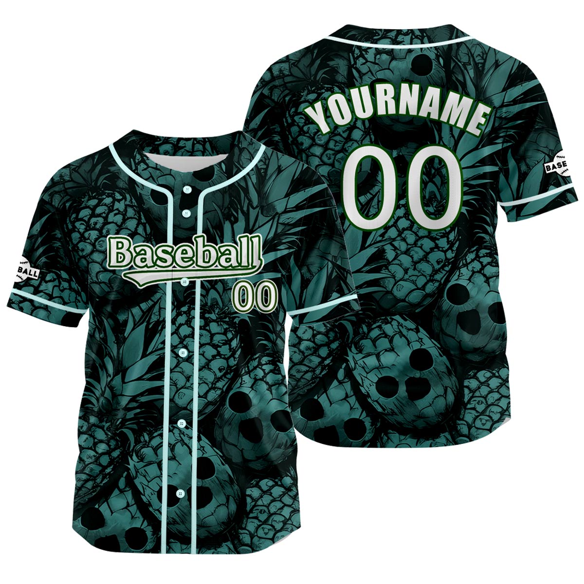 Benutzerdefiniert Green Baseball Uniformen Drucken für Jungs Mädchen und Kinder Machen Ihr Team Mehr Vielfältig