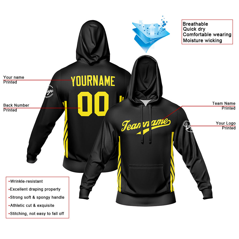Benutzerdefiniert Schwarz Tarnung Sport Jersey Satz Trainingsanzug Zur Seite fahren Kapuzenpullover Oberteile und Hose Satz Königlich