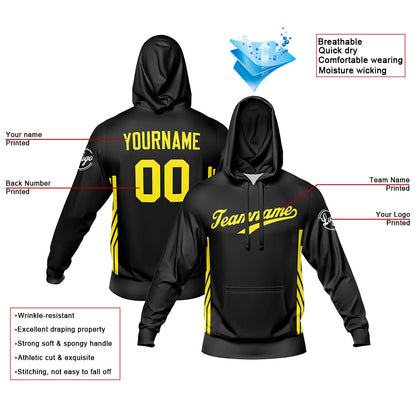 Benutzerdefiniert Schwarz Tarnung Sport Jersey Satz Trainingsanzug Zur Seite fahren Kapuzenpullover Oberteile und Hose Satz Königlich