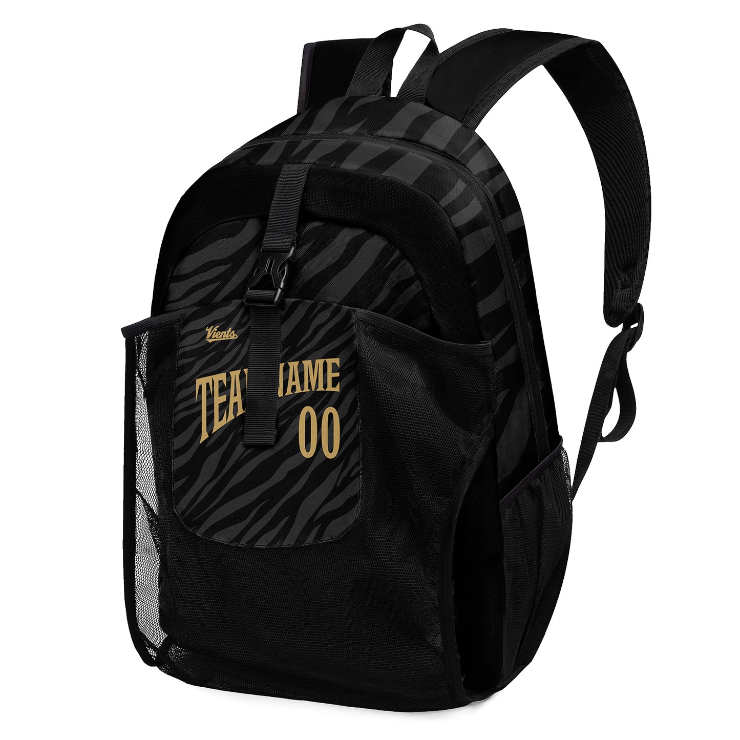 Anpassen Grau Gold Sport Rucksäcke Mit Personalisiert Namen, Zahlen und Logos