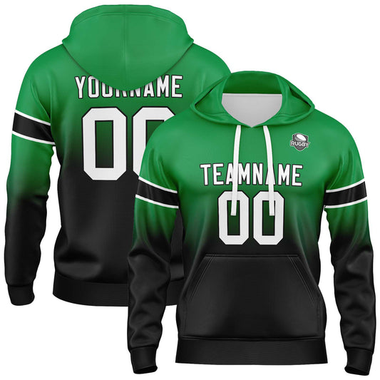 Benutzerdefinierter Verlauf Sweatshirt-Hoodie für Mann, Frau, Mädchen, Junge. Drucken Sie Ihr Logo, Ihren Namen und Ihre Nummer ﻿