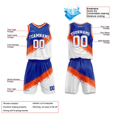 Benutzerdefinierter Reversible Basketballanzug für Erwachsene und Kinder Personalisiertes Trikot