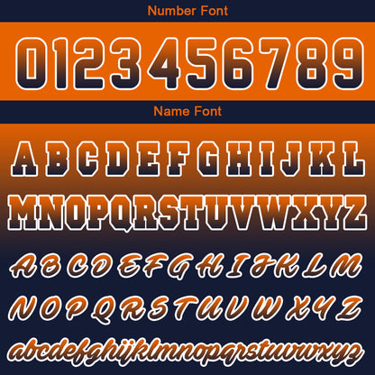Benutzerdefiniert Marine Orange Hoodie Personalisiert Männer Pullover Hoodie Gedruckt Team Name Number Logo für Frauen