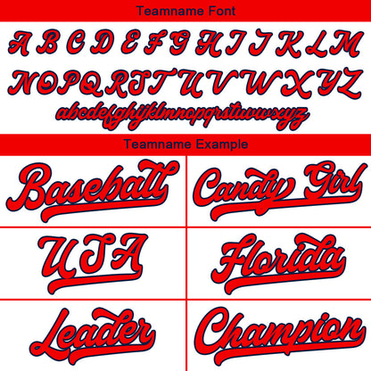 Benutzerdefinierte Authentisch Baseball-Trikot Weiß