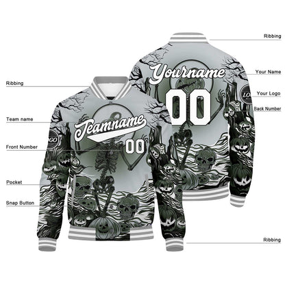Benutzerdefinierte Weiß Varsity-Jacke. Letterman-Jacke für Männer, Frauen und Jugendliche
